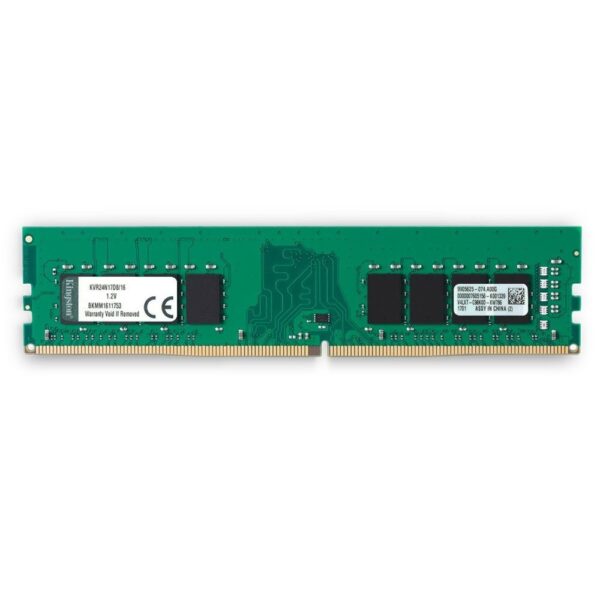 Memorie DDR Kingston DDR4 16 GB, frecventa 2400 MHz, 1 modul, „KVR24N17D8/16”