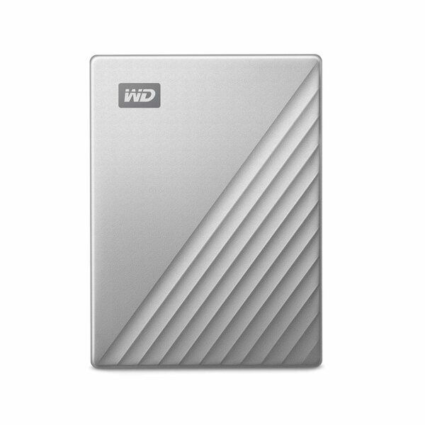 HDD extern WD 2 TB, My Passport Ultra, 2.5 inch, USB 3.0, argintiu, „WDBC3C0020BSL-WESN” (timbru verde 0.8 lei)