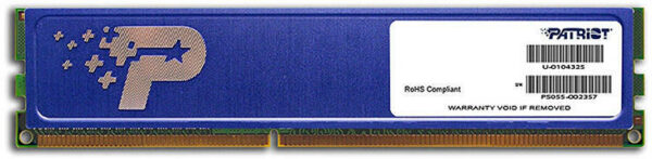 Memorie DDR Patriot DDR4 4 GB, frecventa 2400 MHz, 1 modul, radiator, „PSD44G240081H”