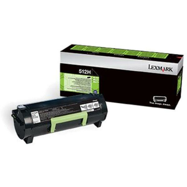 Toner Original Lexmark Black, nr.512H, pentru MS312|MS415, 20K, (timbru verde 1.2 lei) , „51F2H00”