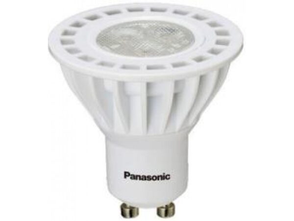 SPOT LED Panasonic, soclu GU10, putere 4W, forma spot, lumina alb calda, alimentare 220 – 240 V, „LDRHV4L27WG104EP” (timbru verde 0.45 lei)