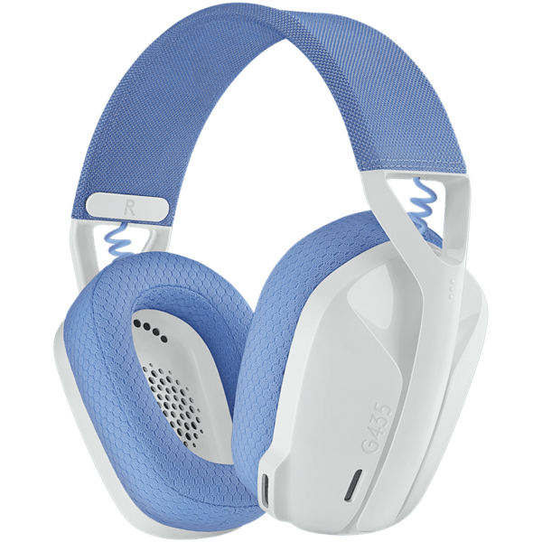 LOGITECH G435 LIGHTSPEED Wireless Gaming Headset – WHITE – 2.4GHZ – EMEA – 914, „981-001074” (timbru verde 0.8 lei)