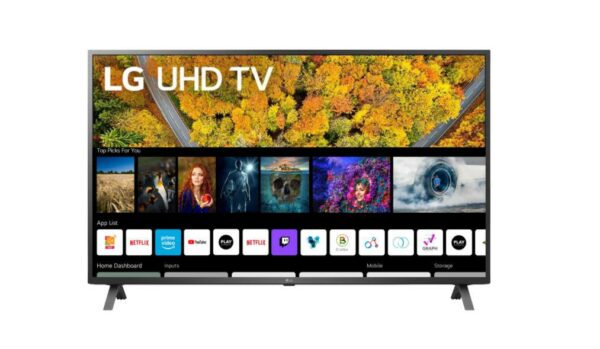 LED TV LG, 164 cm/ 65 inch, Smart TV | Internet TV, ecran plat, rezolutie 4K UHD 3840 x 2160, boxe 20 W, „65UP75003LF” (timbru verde 15 lei)