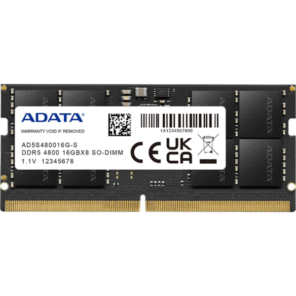 SODIMM Adata, 16GB DDR5, 4800 MHz, „AD4S32008G22-SGN”