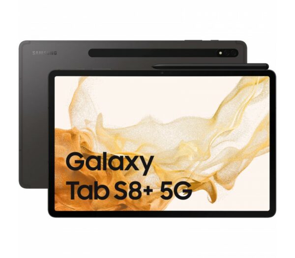 Samsung Galaxy Tab S8+ Gray 5G/12.4/OC/8GB/128GB/12MP/13MP+6MP/10090mAh „SM-X806BZAAEUE” (timbru verde 0.8 lei)