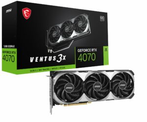 GEFORCE RTX 4070 TI VENTUS 3X E1 12G OC