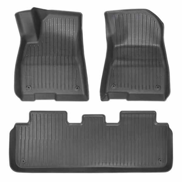 COVOR AUTO Baseus T-Space, set 3 bucati compatibil Tesla Model 3, realizat din TPE, negru „C20251300111-00” – 6932172633912