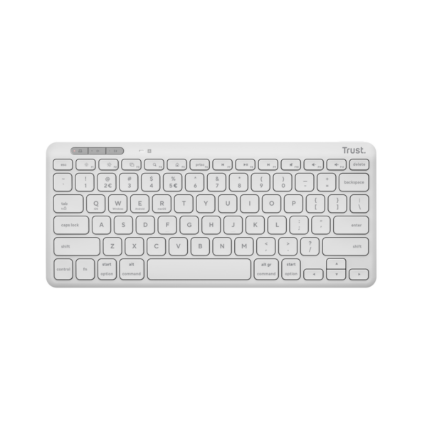 Tastatura Trust Lyra Wireless, alb „TR-25097” (timbru verde 0.8 lei)
