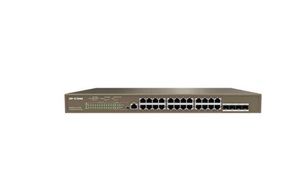IP-COM 24PORT GIGABIT L3 MANAGED SWITCH „G5328P-24-410W” (timbru verde 2 lei)