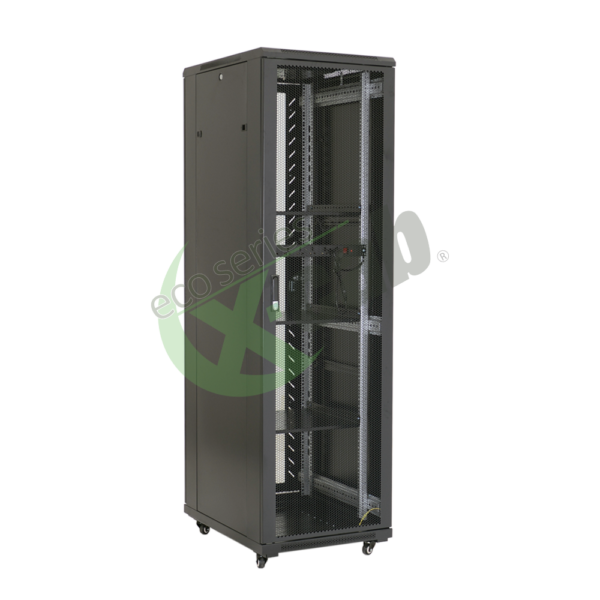 Cabinet metalic de podea 19″, tip rack stand alone, 42U 600×1000 mm, Eco Xcab A3 „A36042.9004”
