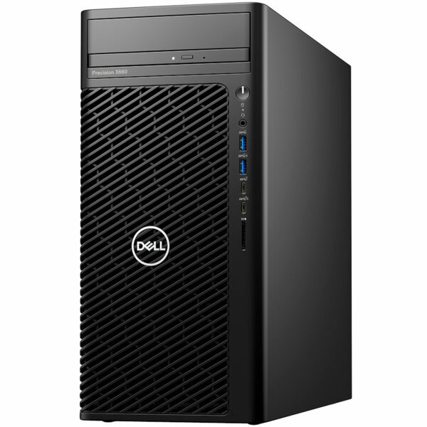 Dell Precision 3660 Tw,Intel Core i9-13900K(3.0GHz/5.8GHz),32GB(2×16)UD NECC DDR5,1TB(M.2) SSD,1TB(M.2) SSD,Nvidia T1000/8GB,Win11Pro,3Yr „DP3660TI913900K32GB1TB1TB8GW3Y-05” (timbru verde 7 lei)