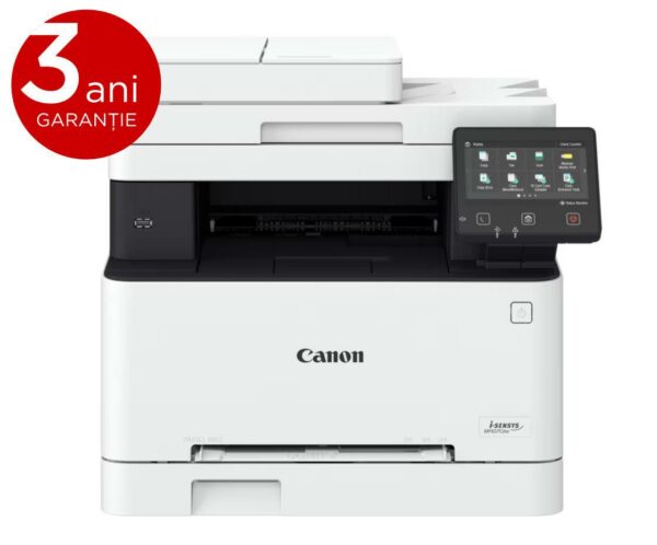 Multifunctional laser color Canon MF657Cdw, dimensiune A4,Printare,Copiere, Scanare, Fax, viteza max 21ppm, duplex, rezolutie max1200x1200dpi, ADF:da „5158C001AA” (timbru verde 11 lei)