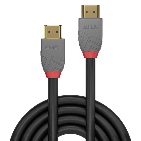 Cablu Lindy 0.5m High Speed HDMI, Anthra „LY-36961” (timbru verde 0.18 lei)